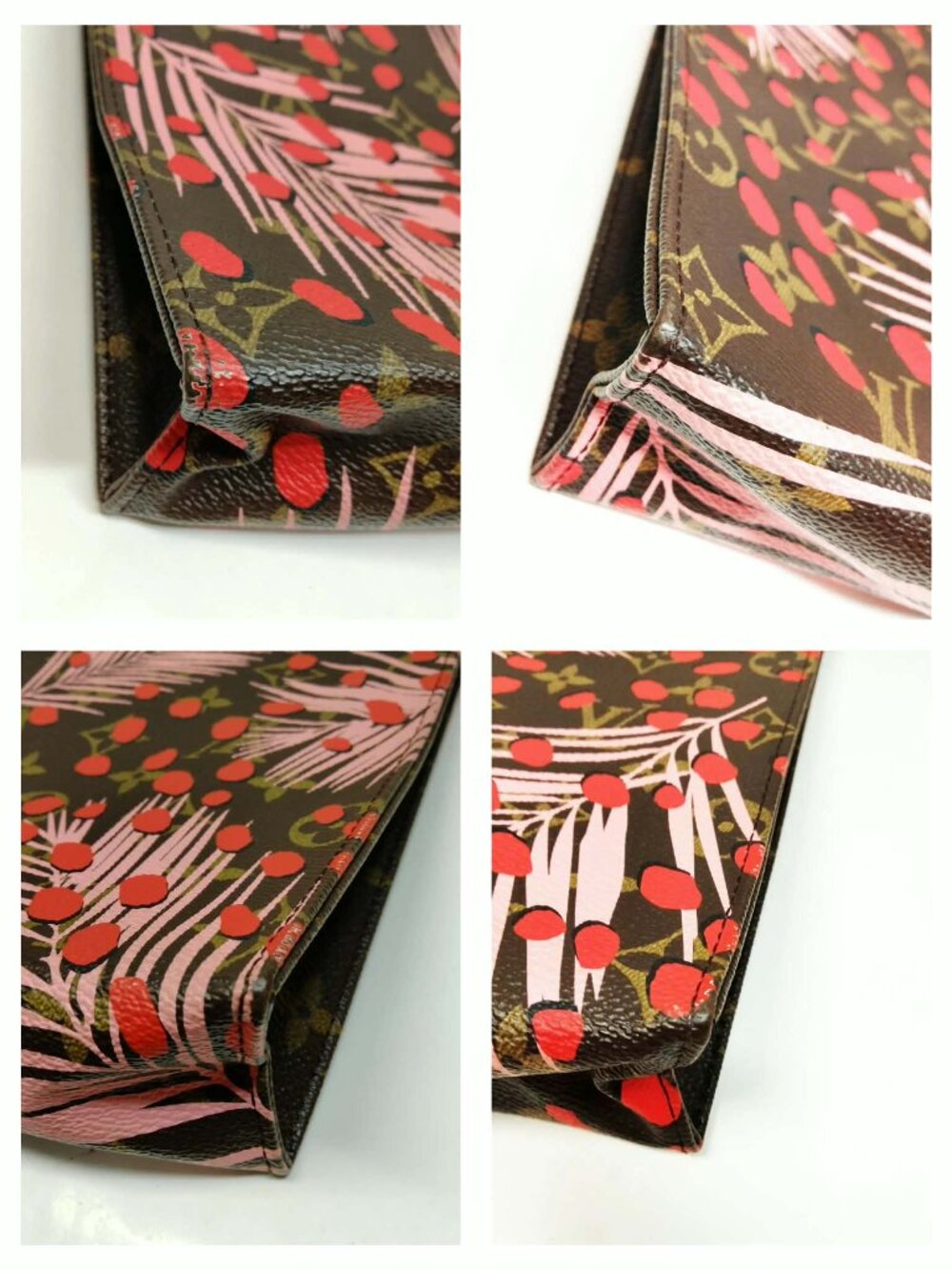 Authentic Louis Vuitton Monogram Jungle Print Pouch Cosmetic Clutch LV - Picture 10 of 16